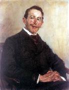 Max Liebermann Portrait of Dr. Max Linde oil painting